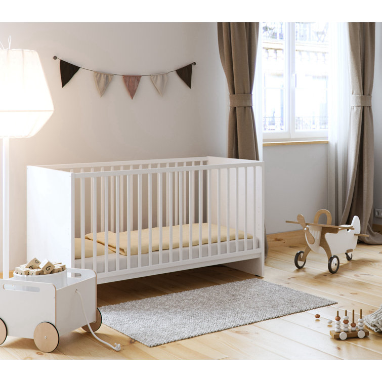 Little Acorns Chester 3 in1 Convertible Cot Bed Wayfair.co.uk